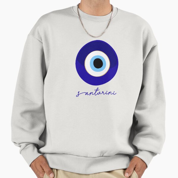 SANTORINI GREECE, mati edition blue white. - Adult & Kids T-Shirts, Sweatshirts & Hoodies apparel design preview 1