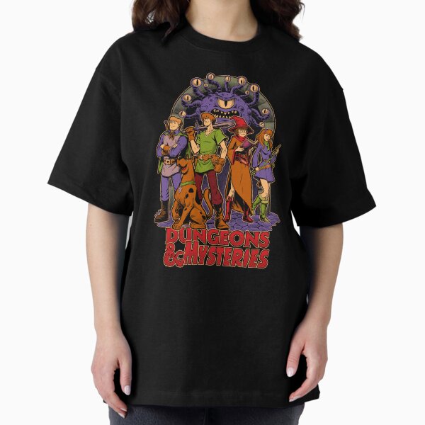 Dungeons and Mysteries RPG Vintage Dog Cartoon - Adult & Kids T-Shirts, Sweatshirts & Hoodies apparel design preview 1