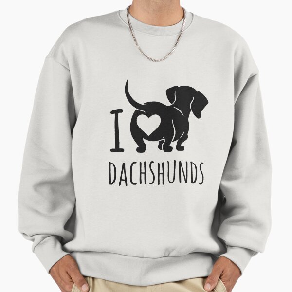 I Love Dachshund Butt - Adult & Kids T-Shirts, Sweatshirts & Hoodies apparel design preview 1