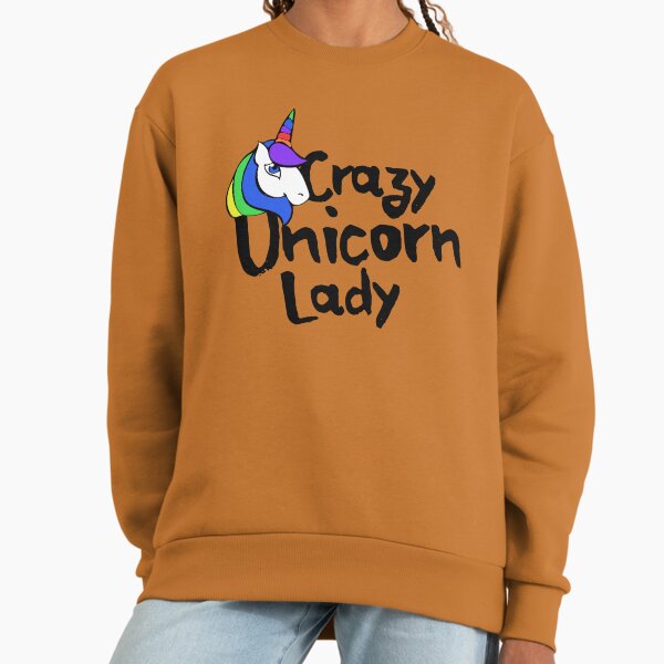 Crazy Unicorn Lady - Adult & Kids T-Shirts, Sweatshirts & Hoodies apparel design preview 1