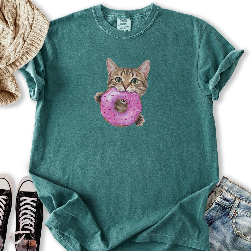 Donut Cat - Adult & Kids T-Shirts, Sweatshirts & Hoodies apparel design preview 2