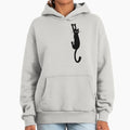 Black Cat Holding On - Adult & Kids T-Shirts, Sweatshirts & Hoodies apparel design preview 1