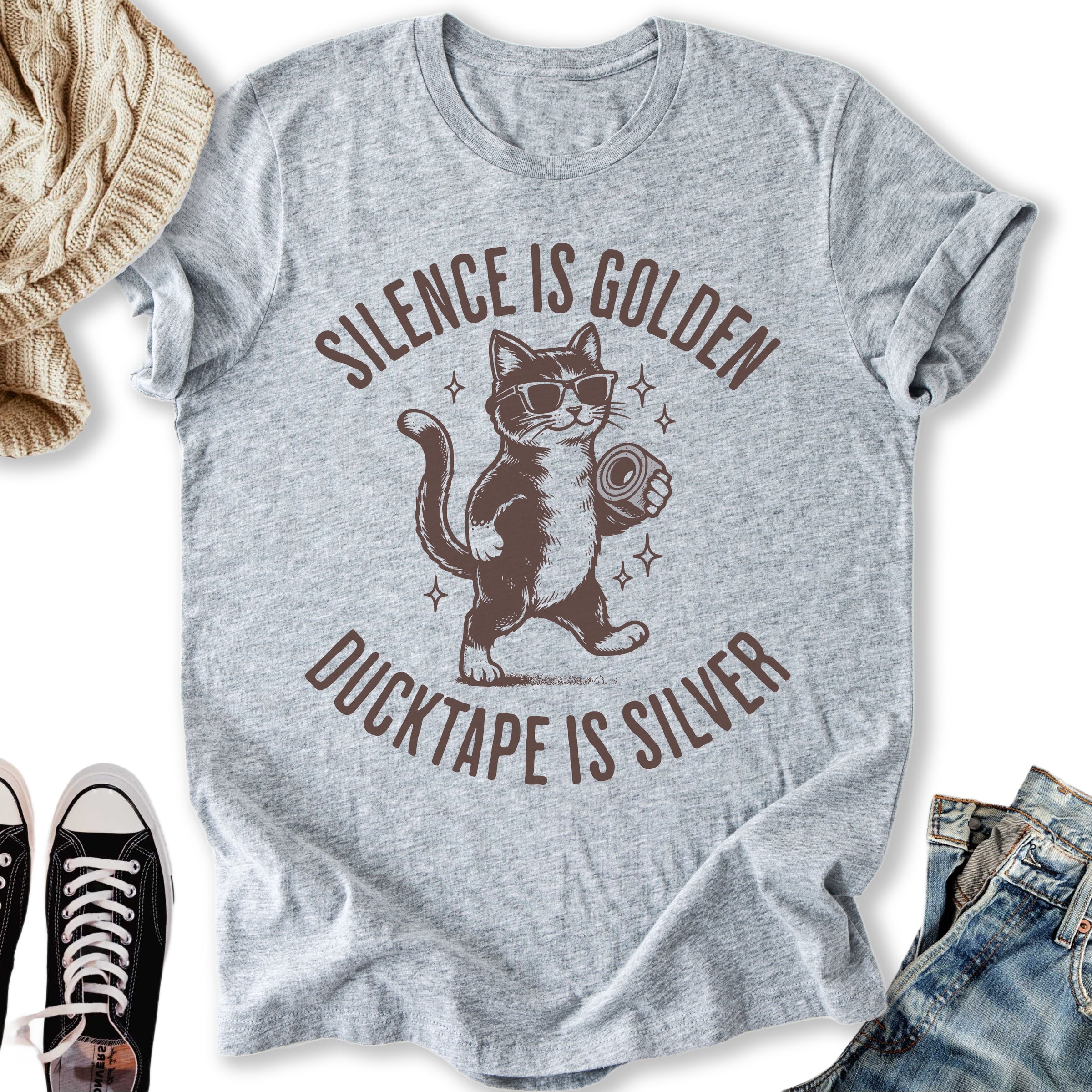 Silence Is Golden - Adult & Kids T-Shirts, Sweatshirts & Hoodies apparel design preview 2