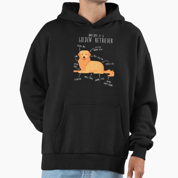 Anatomy of a Golden Retriever - Adult & Kids T-Shirts, Sweatshirts & Hoodies apparel design preview 1