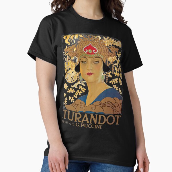 Old opera poster Puccini, Turandot - Adult & Kids T-Shirts, Sweatshirts & Hoodies apparel design preview 1