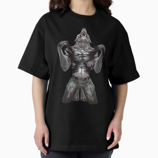 Wolf Ripping Off Meme Werewolf - Adult & Kids T-Shirts, Sweatshirts & Hoodies apparel design preview 1