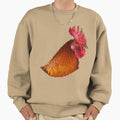 Pixelated styled chicken profile - Adult & Kids T-Shirts, Sweatshirts & Hoodies apparel design preview 1