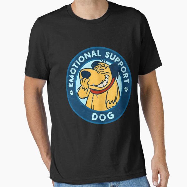Emotional Support Dog Muttley - Adult & Kids T-Shirts, Sweatshirts & Hoodies apparel design preview 1