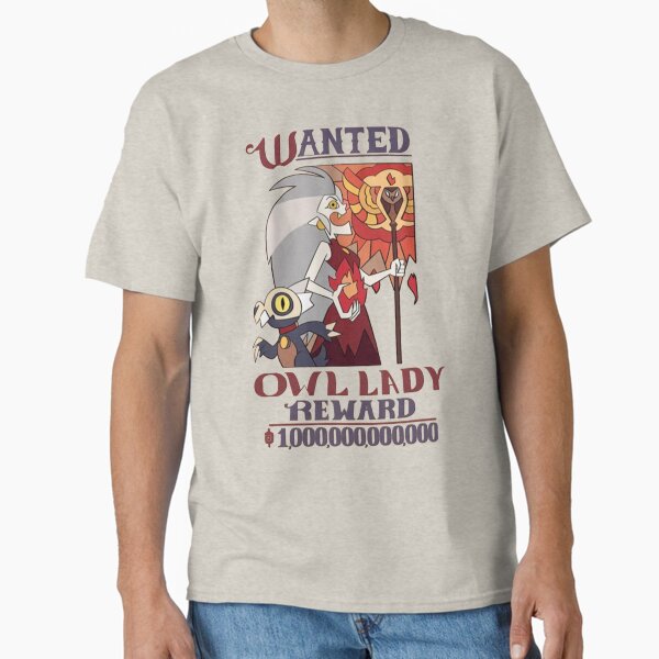 Wanted Owl Lady (The house Perfect Gift - Adult & Kids T-Shirts, Sweatshirts & Hoodies apparel design preview 1