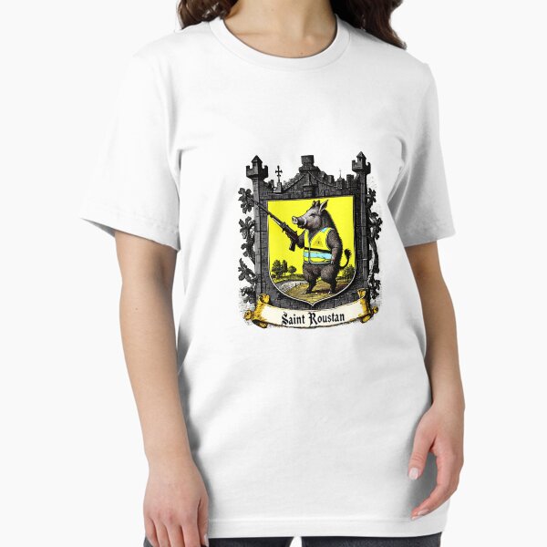 Coat of arms the village Saint Roustan - Adult & Kids T-Shirts, Sweatshirts & Hoodies apparel design preview 1