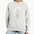 Light Bulb with Flowers - Adult & Kids T-Shirts, Sweatshirts & Hoodies apparel design preview 1