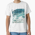 Blue Ocean Waves - Adult & Kids T-Shirts, Sweatshirts & Hoodies apparel design preview 1
