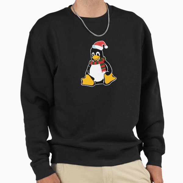 Christmas Tux Linux penguin - Adult & Kids T-Shirts, Sweatshirts & Hoodies apparel design preview 1
