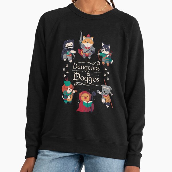 Dungeons and Doggos Lightweight - Adult & Kids T-Shirts, Sweatshirts & Hoodies apparel design preview 1
