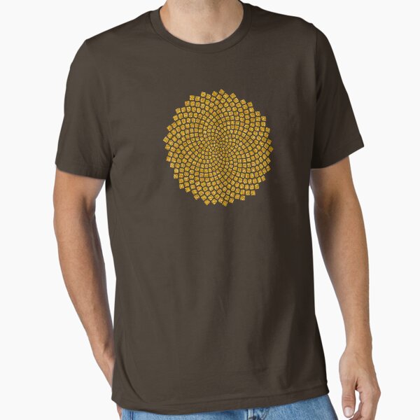 Sunflower, Seed, Fibonacci, Spiral, Golden Ratio, - Adult & Kids T-Shirts, Sweatshirts & Hoodies apparel design preview 1