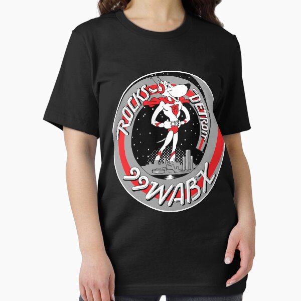 99 WABX ROCKS DETROIT Retro Radio Station Design - Adult & Kids T-Shirts, Sweatshirts & Hoodies apparel design preview 1