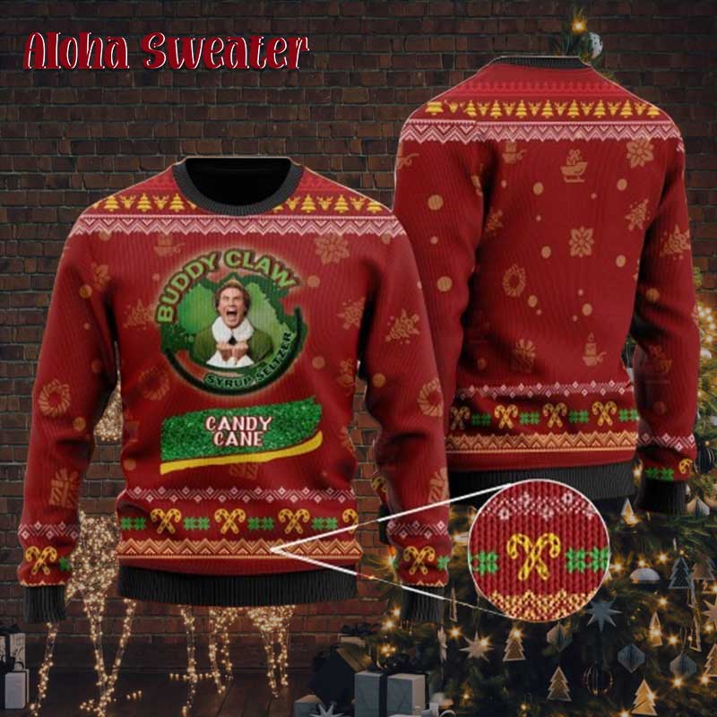 Elf Genuine Movie Buddy The Elf Ugly Christmas Sweater product image 2