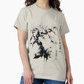 Bamboo Sakura blossom with Japanese ink - Adult & Kids T-Shirts, Sweatshirts & Hoodies apparel design preview 1