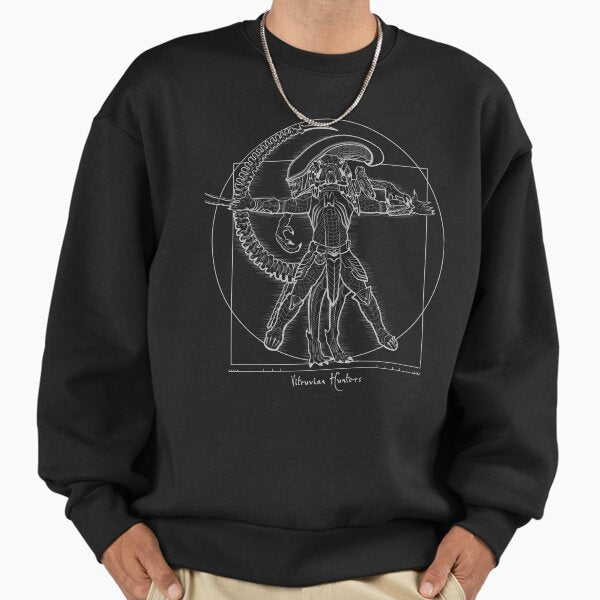 Vitruvian Hunters Negative) - Adult & Kids T-Shirts, Sweatshirts & Hoodies apparel design preview 1