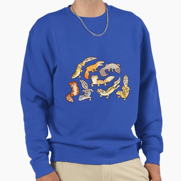 Chub geckos in blue - Adult & Kids T-Shirts, Sweatshirts & Hoodies apparel design preview 1