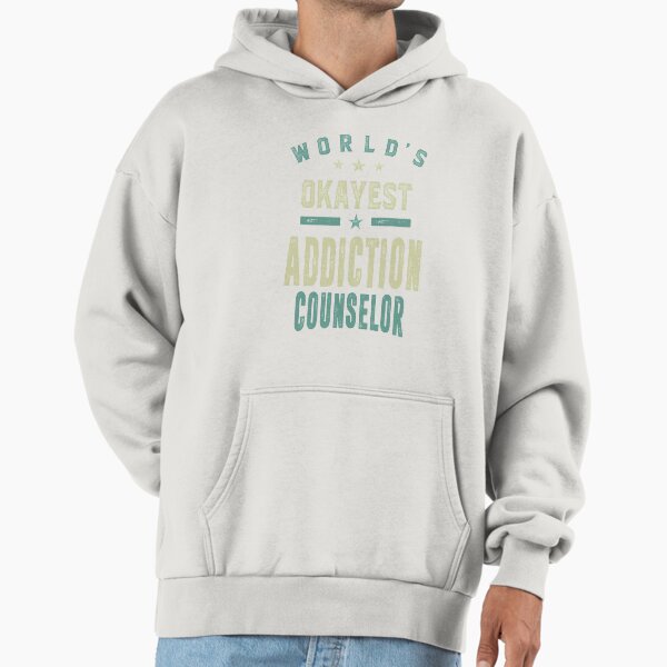 World's Okayest Addiction Counselor - Adult & Kids T-Shirts, Sweatshirts & Hoodies apparel design preview 1