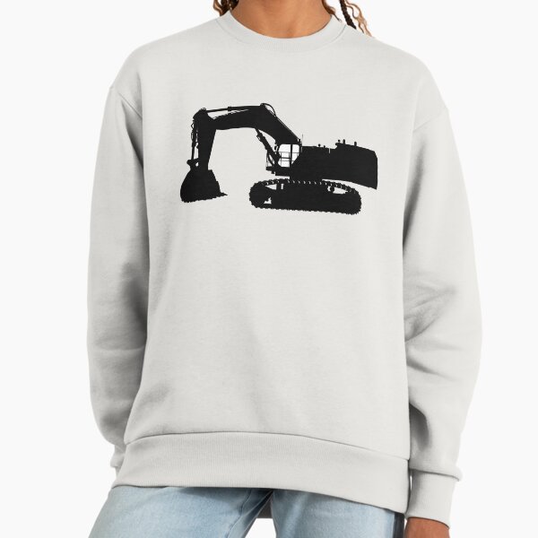 Hydraulic crawler excavator Cat 6015B with large - Adult & Kids T-Shirts, Sweatshirts & Hoodies apparel design preview 1
