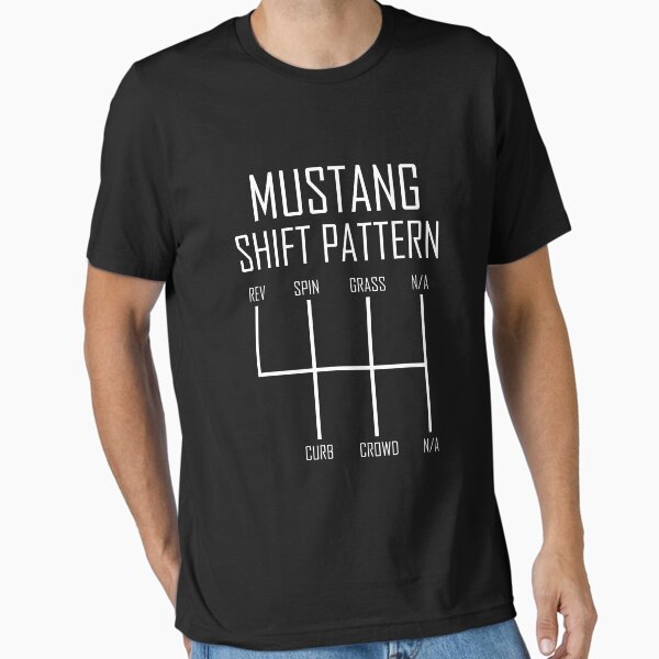 Mustang Shift Pattern - Adult & Kids T-Shirts, Sweatshirts & Hoodies apparel design preview 1