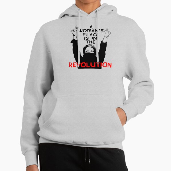 A Woman's Place Is In The Revolution Feminist, - Adult & Kids T-Shirts, Sweatshirts & Hoodies apparel design preview 1