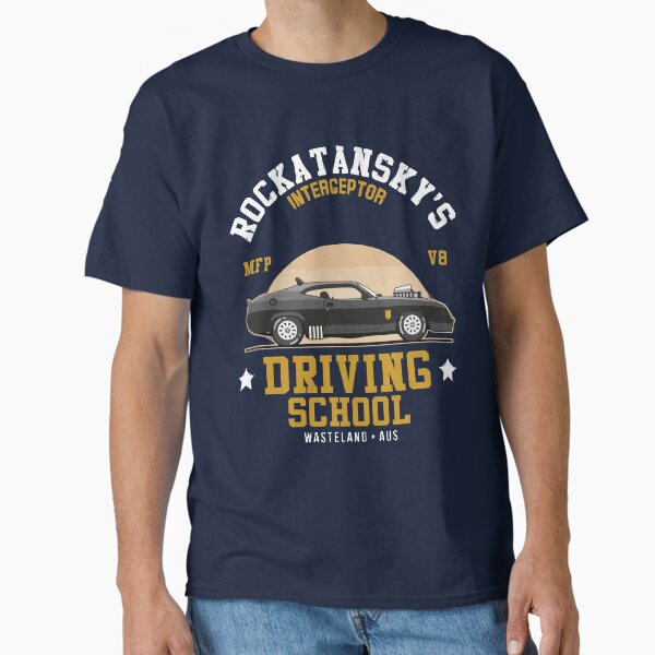 Gifts For Women Mad Max Rocktanskys Driving School - Adult & Kids T-Shirts, Sweatshirts & Hoodies apparel design preview 1