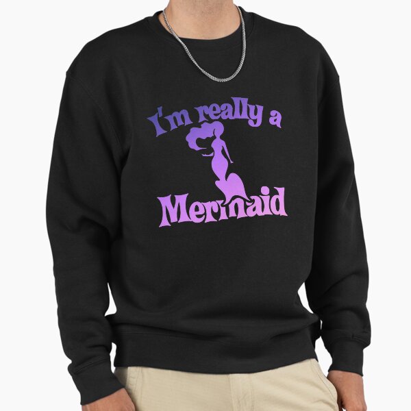 I'm really a Mermaid - Adult & Kids T-Shirts, Sweatshirts & Hoodies apparel design preview 1