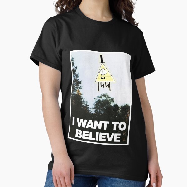 I Want To Believe Bill Cipher - Adult & Kids T-Shirts, Sweatshirts & Hoodies apparel design preview 1