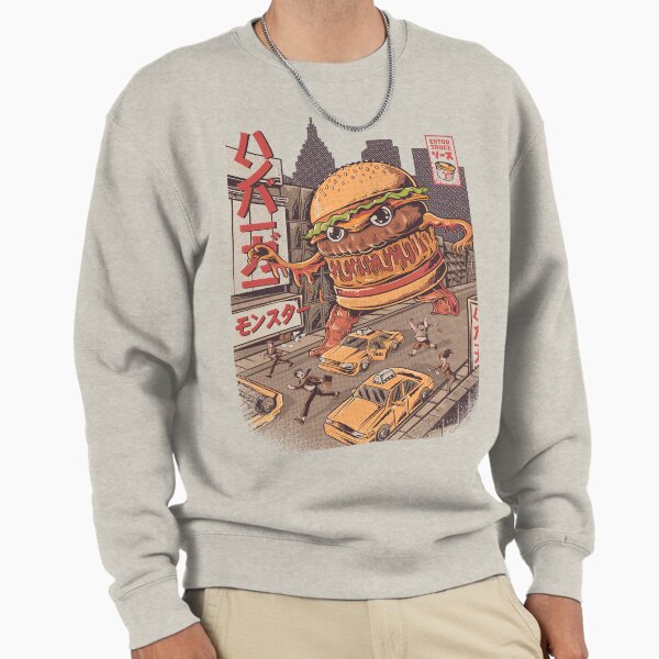 BurgerZilla - Adult & Kids T-Shirts, Sweatshirts & Hoodies apparel design preview 1