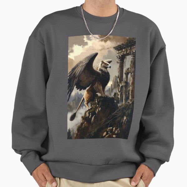 Golden Griffin Mythology Artwork - Adult & Kids T-Shirts, Sweatshirts & Hoodies apparel design preview 1