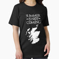 Summer is NOT coming scotland(white text) - Adult & Kids T-Shirts, Sweatshirts & Hoodies apparel design preview 1