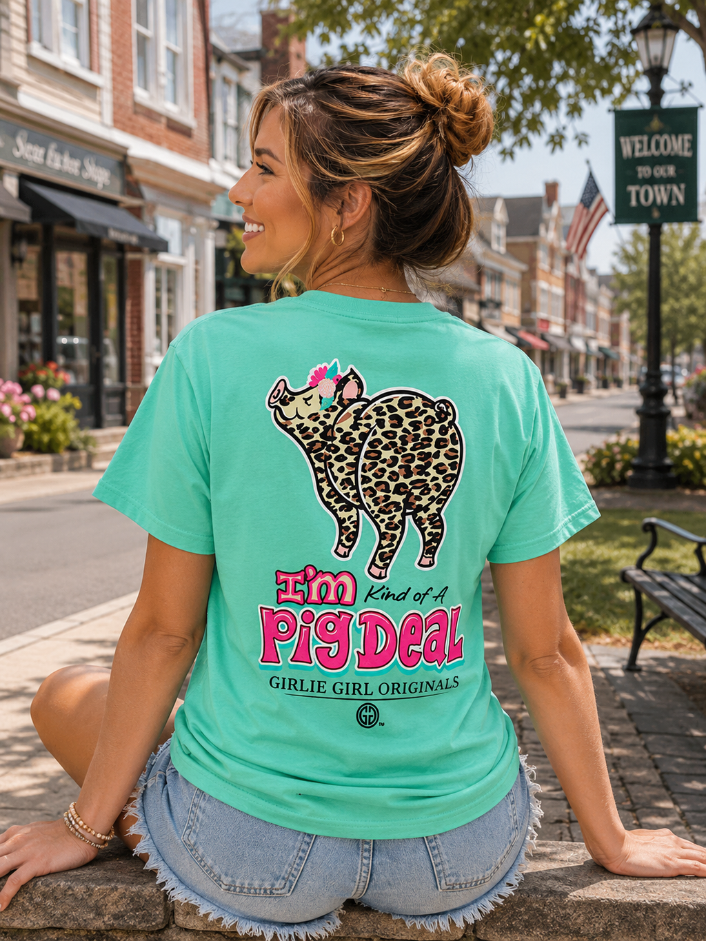 Girlie Girl Originals Kind Of A Pig Deal - Adult & Kids T-Shirts, Sweatshirts & Hoodies apparel design preview 1