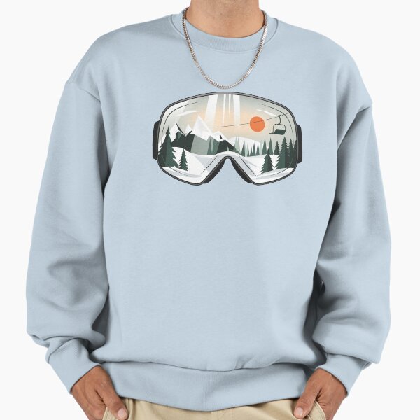 Retro Ski Snowboard Goggles - Adult & Kids T-Shirts, Sweatshirts & Hoodies apparel design preview 1