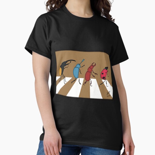 The Beetles Minimalistic Paper Craft Digital Art - Adult & Kids T-Shirts, Sweatshirts & Hoodies apparel design preview 1