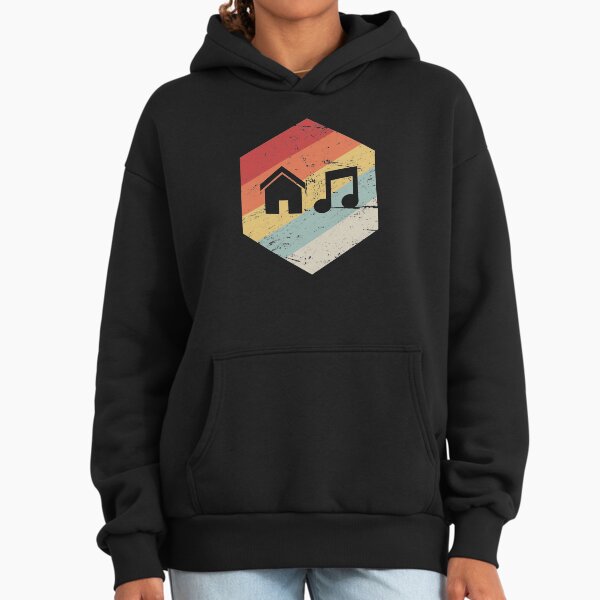 House Music Vintage Retro Hexagon - Adult & Kids T-Shirts, Sweatshirts & Hoodies apparel design preview 1