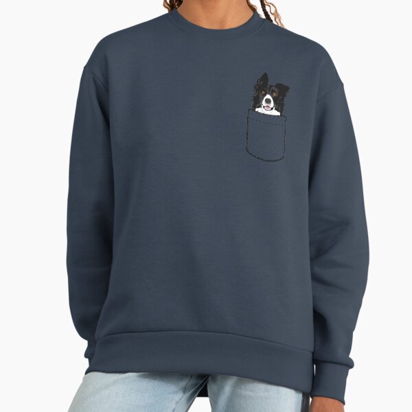Border Collie Dog In Your Pocket - Adult & Kids T-Shirts, Sweatshirts & Hoodies apparel design preview 1