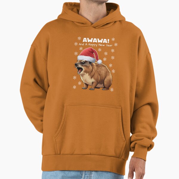 Rock Hyrax Awawa A Happy New Year 2024 Pattern Funny - Adult & Kids T-Shirts, Sweatshirts & Hoodies apparel design preview 1
