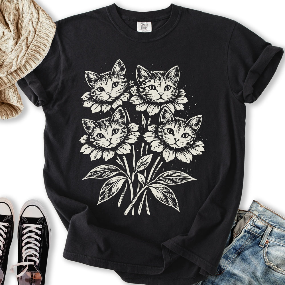 Cat Bouquet - Adult & Kids T-Shirts, Sweatshirts & Hoodies apparel design preview 2