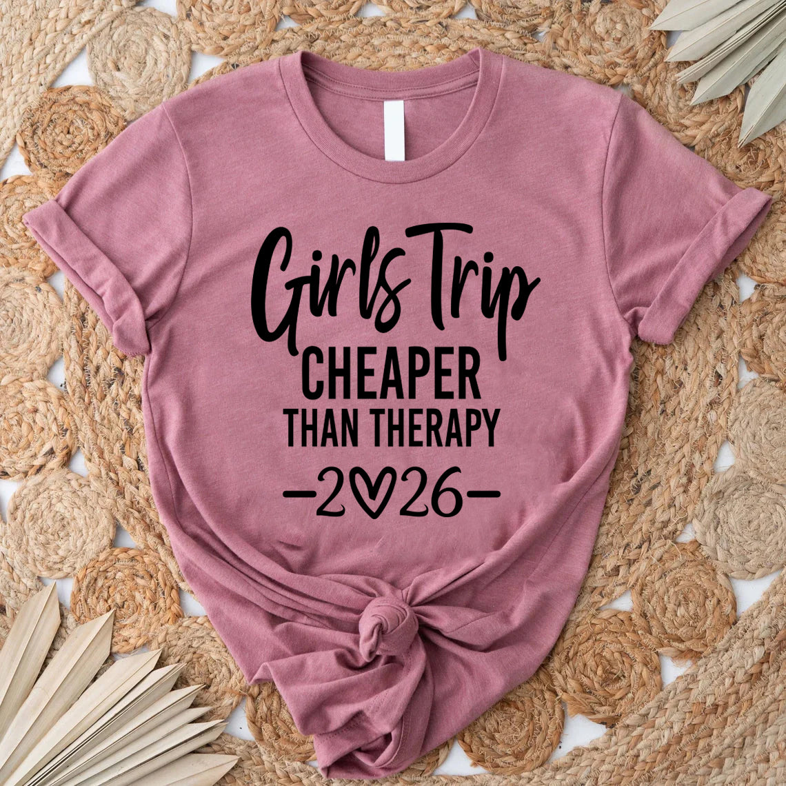Girl's Trip 2026 Cheaper Letter Print Women Slogan - Adult & Kids T-Shirts, Sweatshirts & Hoodies apparel design preview 4