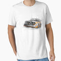 Rally Car Illustration - Adult & Kids T-Shirts, Sweatshirts & Hoodies apparel design preview 1