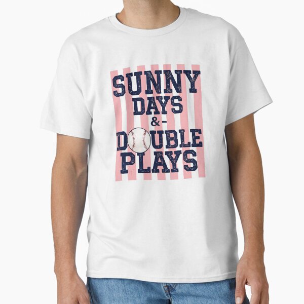 Sunny Days Double Plays Baseball Girly Game Day - Adult & Kids T-Shirts, Sweatshirts & Hoodies apparel design preview 1