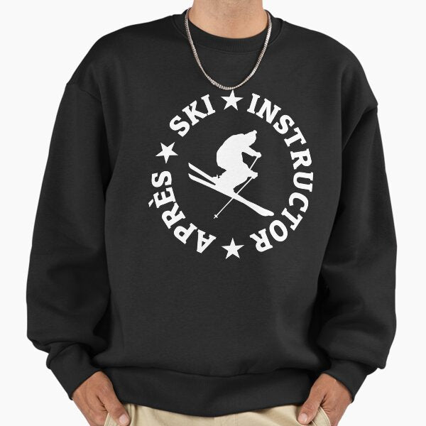 Apres Ski Instructor Seal (White) Winter Sports Skier - Adult & Kids T-Shirts, Sweatshirts & Hoodies apparel design preview 1