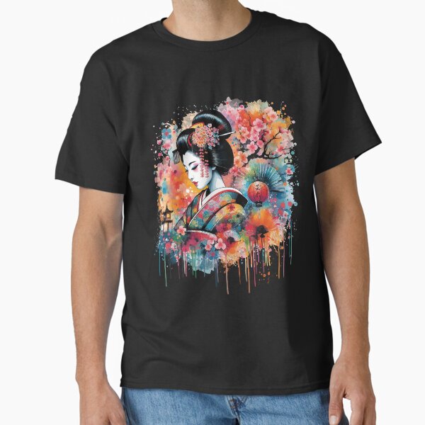 Geiko watercolor - Adult & Kids T-Shirts, Sweatshirts & Hoodies apparel design preview 1