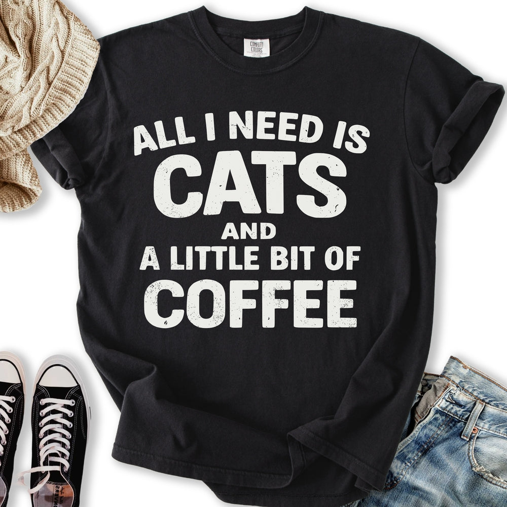 Cats and Coffee - Adult & Kids T-Shirts, Sweatshirts & Hoodies apparel design preview 2