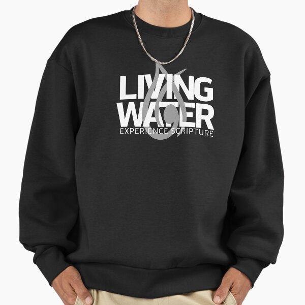 Living Water White - Adult & Kids T-Shirts, Sweatshirts & Hoodies apparel design preview 1