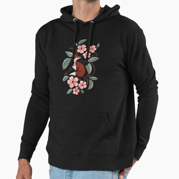 Fox in Cherry Blossoms - Adult & Kids T-Shirts, Sweatshirts & Hoodies apparel design preview 1