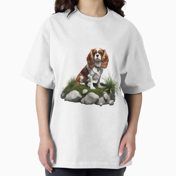 Beautiful Blenheim Cavalier King Charles - Adult & Kids T-Shirts, Sweatshirts & Hoodies apparel design preview 1